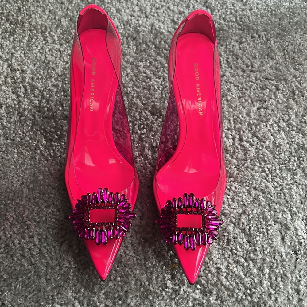 PINK PVC Pumps